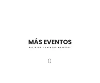 Mas-Eventos.com(Mas Eventos) Screenshot