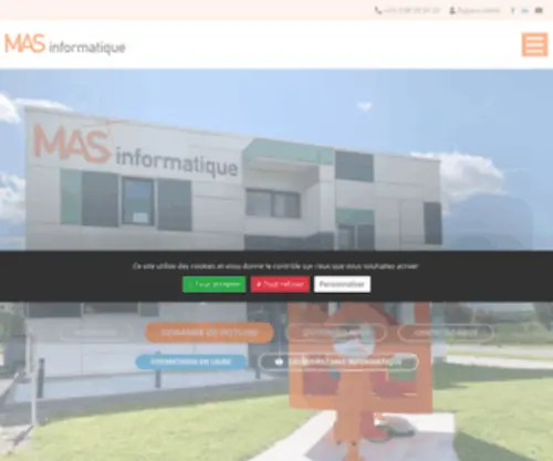Mas-Informatique.com(MAS Informatique) Screenshot