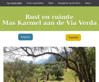 Mas-Karmel.eu(Via Verda) Screenshot