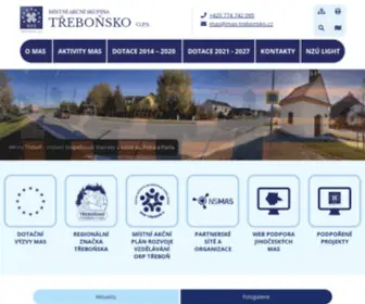 Mas-Trebonsko.cz(Místní akční skupina Třeboňsko) Screenshot