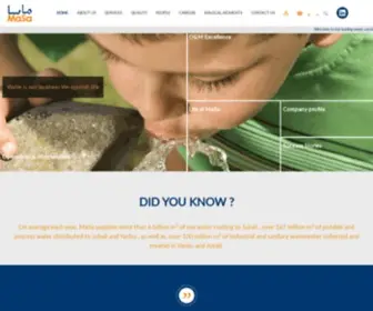 Masa-OM.com.sa(Leading Water Services) Screenshot