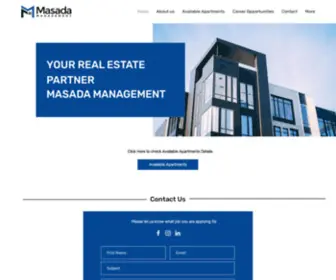 MasadamGmt.com(Masada Management) Screenshot