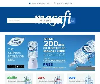 Masafi.com(Natural mineral water) Screenshot