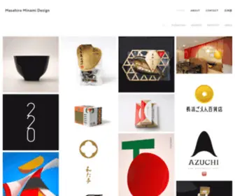 Masahiro-Minami.com(Masahiro Minami Design) Screenshot