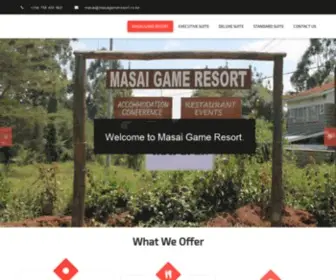 Masaigameresort.co.ke(Business Tag Line) Screenshot