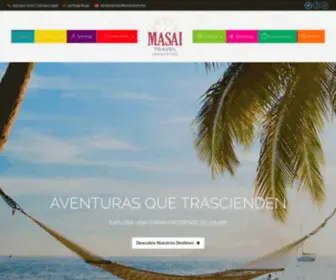 Masaitravel.com.mx(Agencia De Viajes Masai Travel) Screenshot