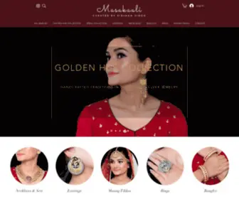 Masakaali.com(The Online Silver Jewelry Store) Screenshot