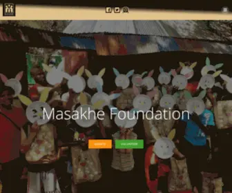 Masakhefoundation.org(Masakhe Foundation) Screenshot