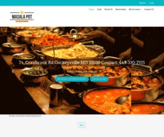 Masala-Pot.com(Speak with the taste) Screenshot