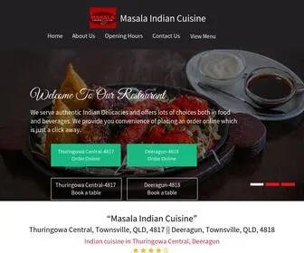 Masalaindiancuisine.com.au(Visit our official website of Masala Indian Cuisine) Screenshot