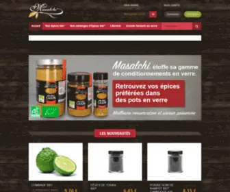 Masalchi.fr(Épices bio en ligne) Screenshot