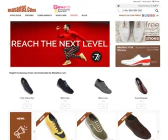 Masaltos.com(Zapatos con alzas para hombres) Screenshot