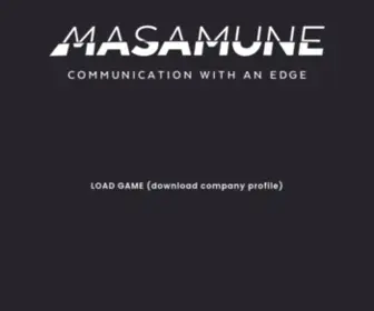 Masamune.com.br(Communication with an edge) Screenshot