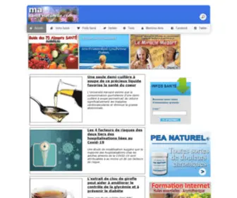 Masantenaturelle.com(Ma Santé Naturelle) Screenshot