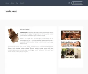 Masazaoglasi.com(Masaža Oglasi) Screenshot