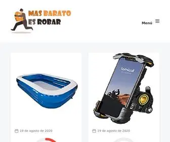 Masbaratoesrobar.com(Mas Barato es Robar) Screenshot