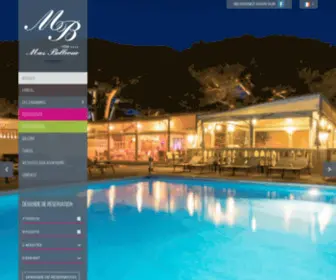 Masbellevue.com(Hôtel Saint) Screenshot