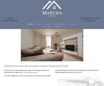 Maschahausverwaltung.de(Private Hausverwaltung Schalk) Screenshot