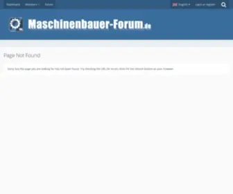 Maschinenbauer-Forum.de(Maschinenbauer Forum) Screenshot