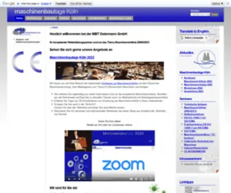 Maschinenbautage.eu(Maschinenbautage Köln) Screenshot