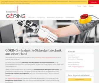 Maschinensicherheit-Goering.de(Sicherheitstechnik für Industrie und Automatisierung) Screenshot