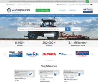 Maschinensucher.de(▷ Maschinensucher) Screenshot