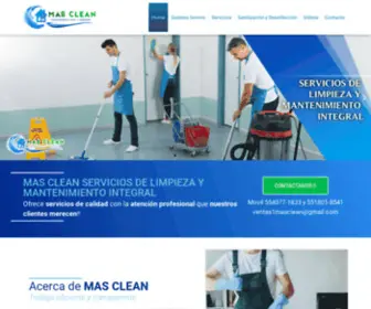 Mascleanlimpieza.com(MAS CLEAN) Screenshot