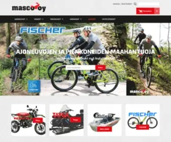 Masco.fi(Ajoneuvojen ja pienkoneiden verkkokauppa) Screenshot