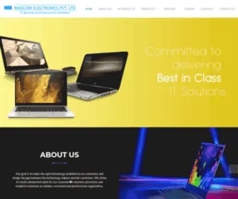 Mascomelectronics.com(Mascomelectronics) Screenshot