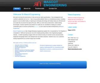 Mascot-Engineering.com(Mascot) Screenshot