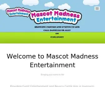 Mascot-Madness.co.uk(Mascot Madness Entertainment) Screenshot