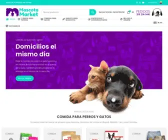 Mascotamarket.com(Domicilios de comida para perros y gatos) Screenshot