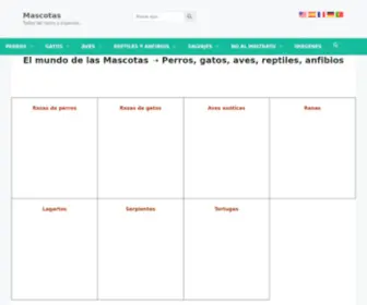 Mascotarios.org(El mundo de las Mascotas) Screenshot