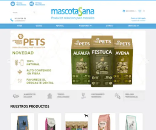 Mascotasana.es(Comprar pienso) Screenshot
