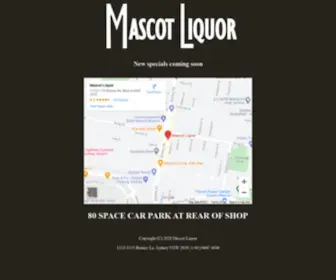 Mascotliquor.com.au(Mascotliquor) Screenshot