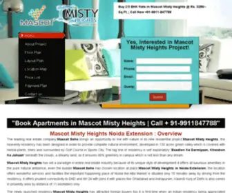 Mascotmistyheightsnoida.com(Mascot Misty Heights Noida Extension) Screenshot