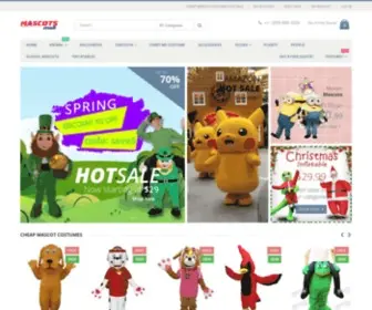 Mascotsmall.com(Professional Mascot Costumes and Inflatables Costume For Sale) Screenshot