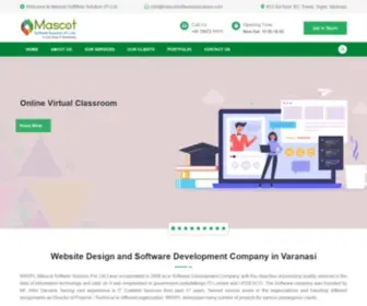 Mascotsoftwaresolutions.com(Software Development & Website Design Company in Varanasi) Screenshot
