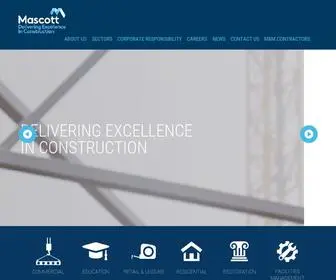 Mascott.co.uk(Home page with Image slider) Screenshot