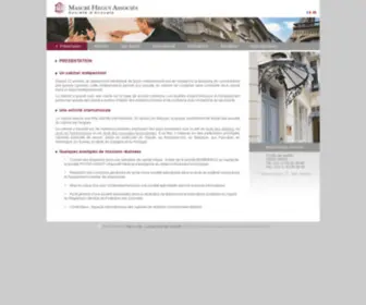 Mascre-Heguy.com(Droit des affaires et des nouvelles technologies : Mascré Heguy Associés) Screenshot