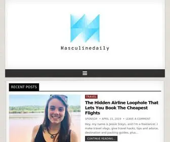 Masculinedaily.com(Path to gentlemen's lifestyle) Screenshot