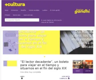 Mascultura.mx(Más Cultura) Screenshot