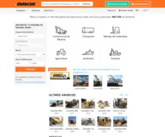 Mascus.com.co(Equipo para construcción) Screenshot