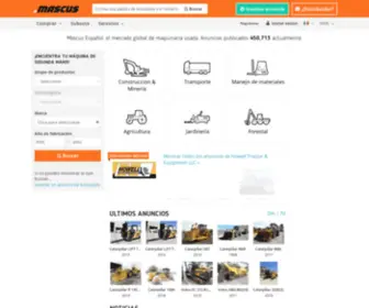 Mascus.com.mx(Equipo para construcci) Screenshot