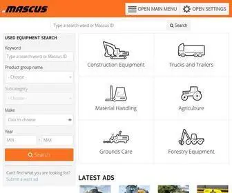 Mascus.com(Used Construction & Farm Equipment) Screenshot
