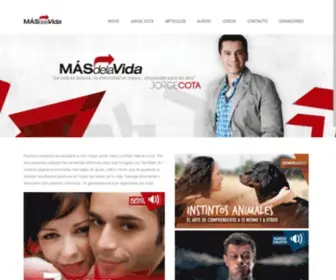 Masdelavida.com(Más de la Vida con Jorge Cota) Screenshot