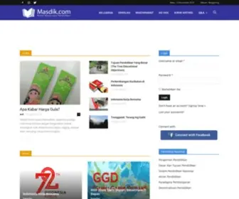 Masdik.com(Portal Masyarakat Pendidikan) Screenshot