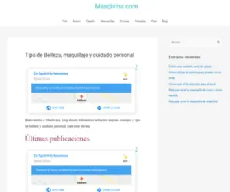 Masdivina.com(Tips de Belleza) Screenshot