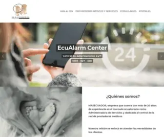 Masecuador.com(Mas Ecuador) Screenshot