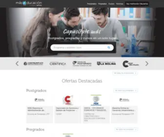 Maseducacion.com(Educación) Screenshot